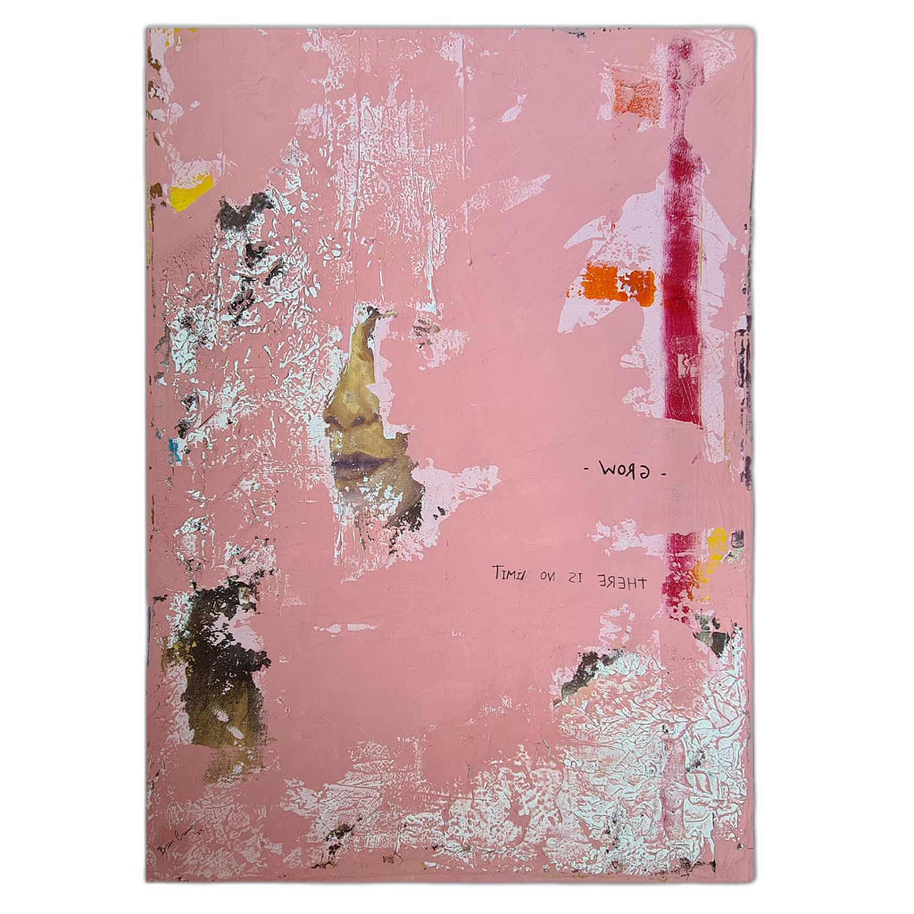 Grow — Técnica mixta, arte abstracto